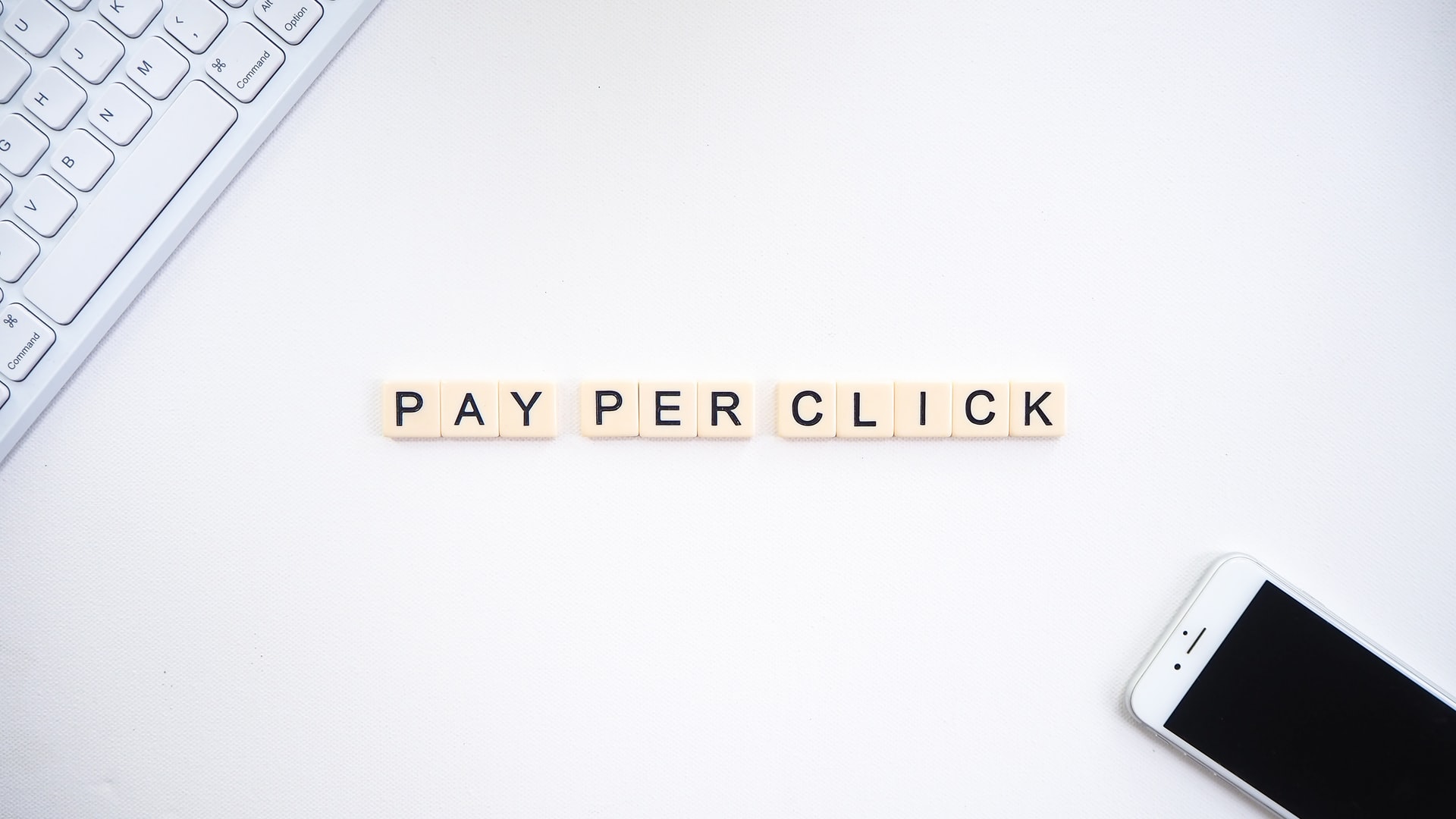 Pay per click in scrabble letters