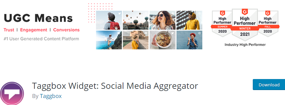 Taggbox Widget: Social Media Aggregator