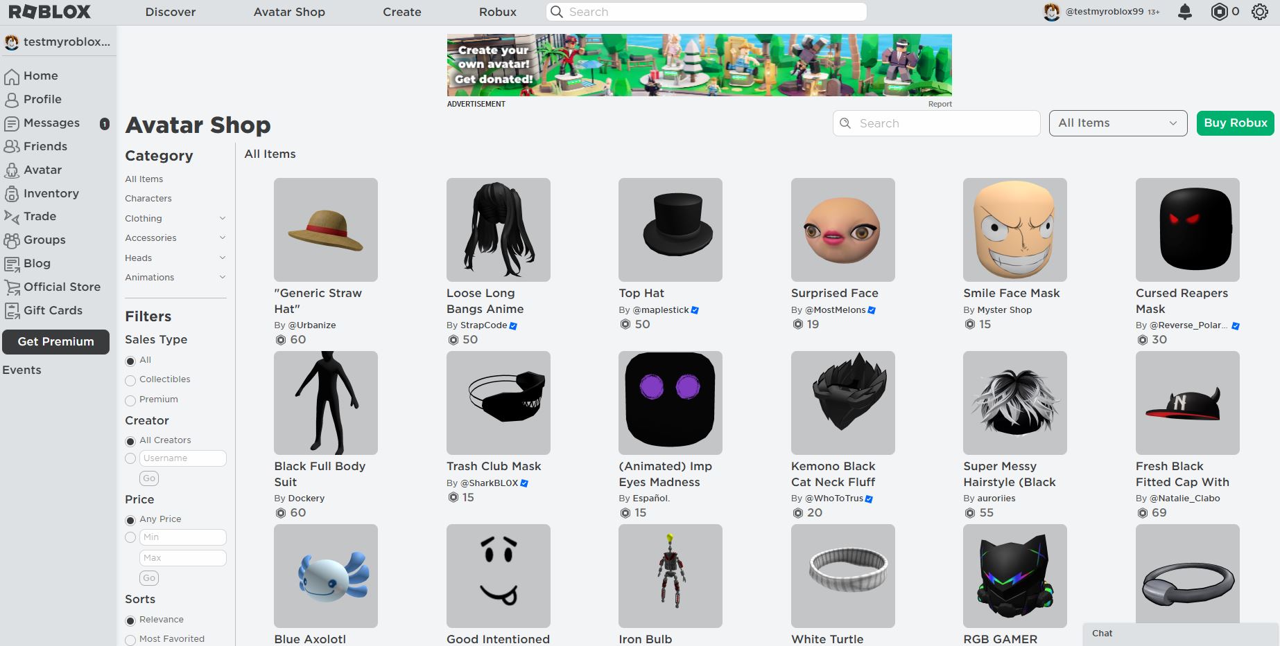 Where to use Robux?