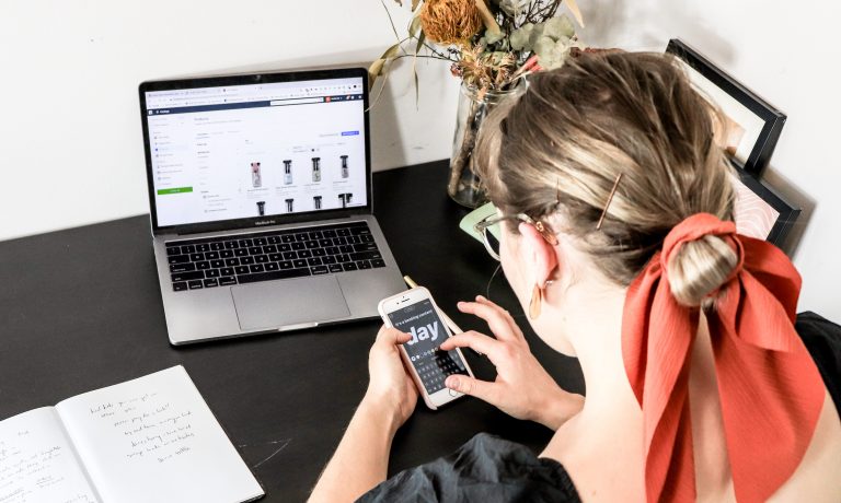 Shopping online for products