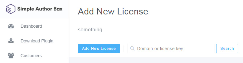 Add New License