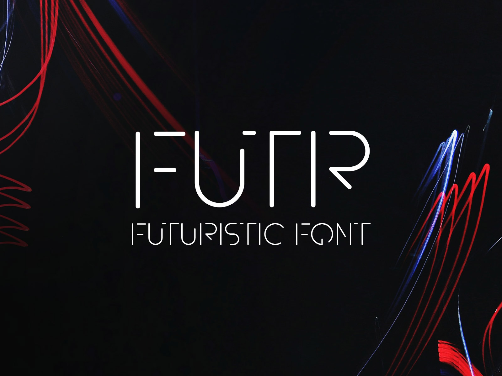 42. Futr Futuristic Font