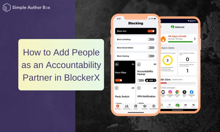 How to Add People as an Accountability Partner in BlockerX