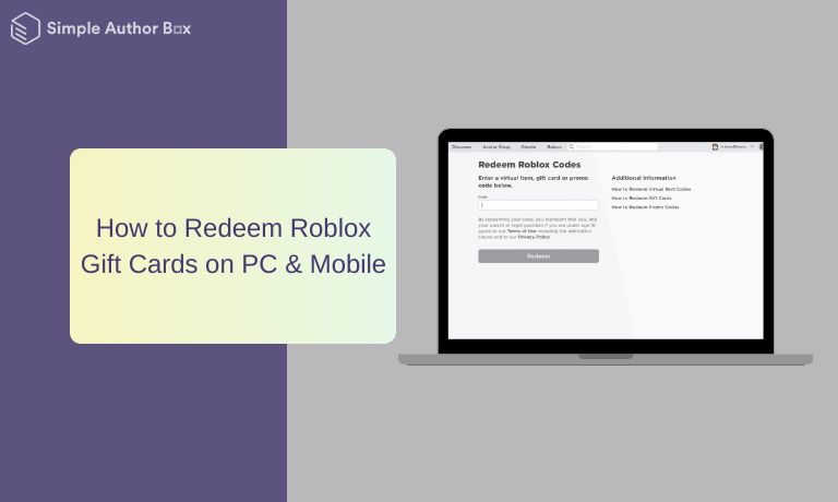 How to Redeem Roblox Gift Cards on PC & Mobile