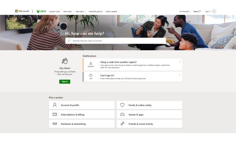 Use the Online Support Website