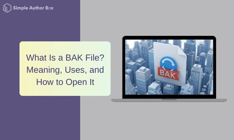 What Is a BAK File? Meaning, Uses, and How to Open It