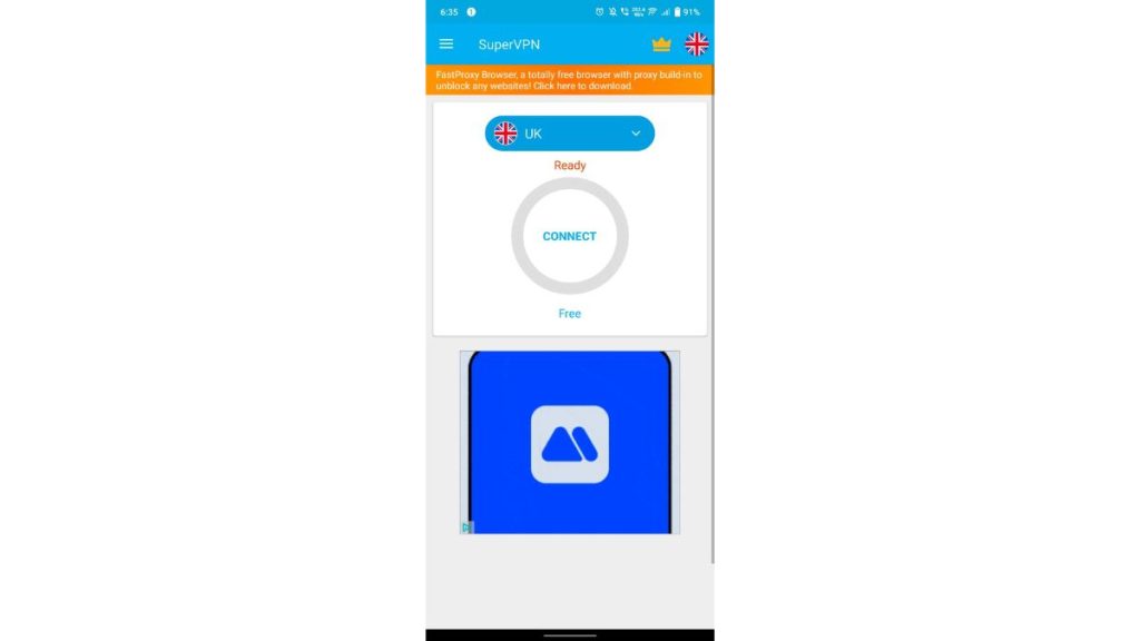 Turn Off VPN or Proxy