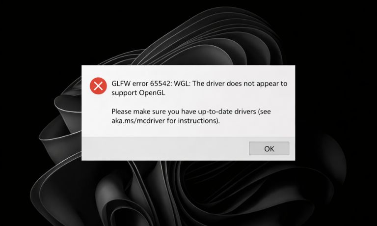 What Is Minecraft GLFW Error 65542