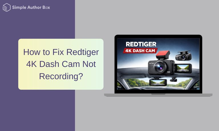 How to Fix Redtiger 4K Dash Cam Not Recording
