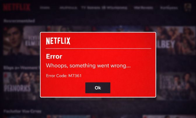 What Is Netflix Error Code M7361