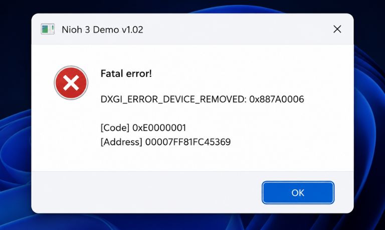 What Does Nioh 3 Fatal Error Mean